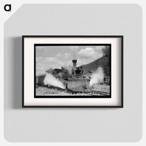 アートポスター-Telluride Locomotive
 - ラッセル リー Poster.