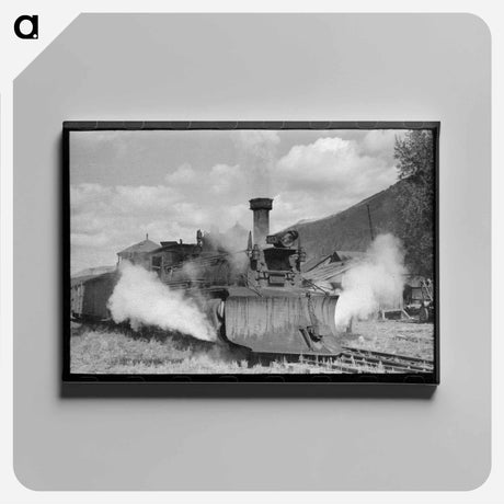 アートパネル-Telluride Locomotive
 - ラッセル リー Canvas.