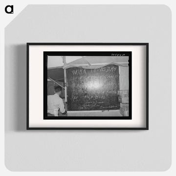 Pea Pickers' Camp
 - ラッセル リー Poster.