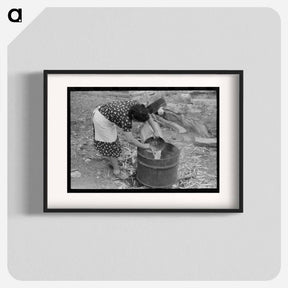 アートポスター-Soapmaking in Taos County
 - ラッセル リー Poster.