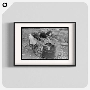 Soapmaking in Taos County
 - ラッセル リー Poster.