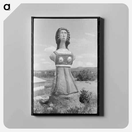 アートパネル-Cimarron Statue
 - ラッセル リー Canvas.