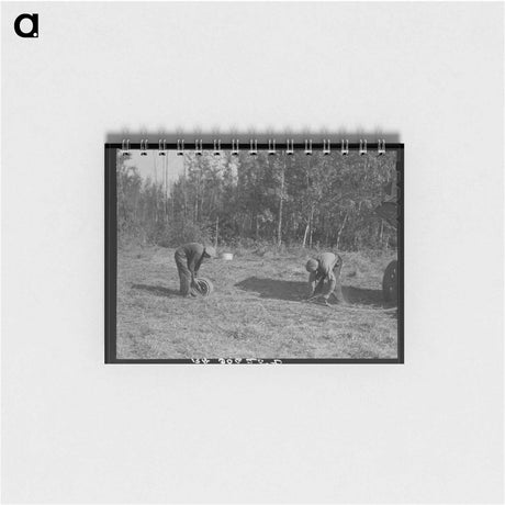 アートメモ帳-Threshing Hands
 - ラッセル リー Memo.