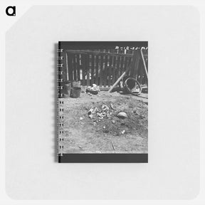 アートメモ帳-No garbage disposal. Brawley, Imperial Valley, California. - ドロテア ラング Memo.