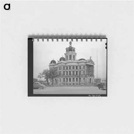 アートメモ帳-Courthouse at Gatesville, Texas
 - ラッセル リー Memo.