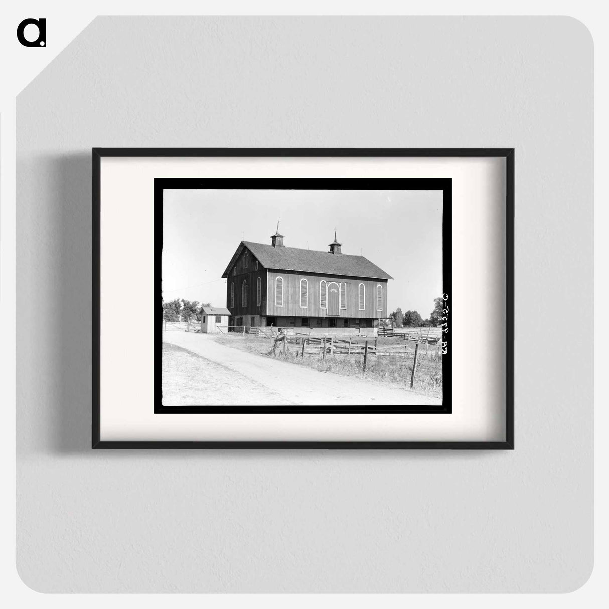 Farm near Dayton, Ohio - Dorothea Lange Poster.