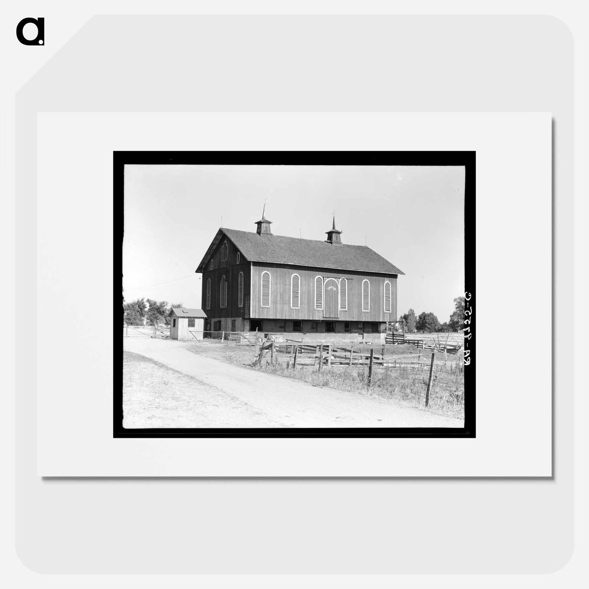 Farm near Dayton, Ohio - Dorothea Lange Poster.