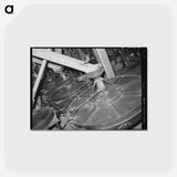 アートポストカード-Hulling Machinery
 - ラッセル リー Postcard.