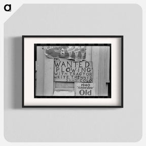 アートポスター-Sign, Saw Pit, Colorado
 - ラッセル リー Poster.