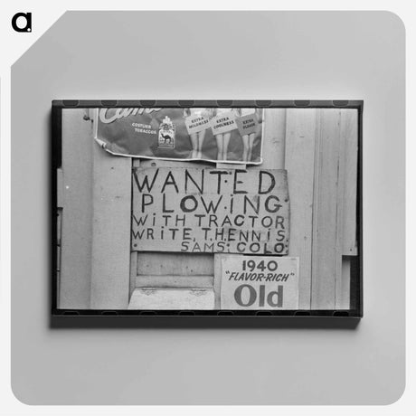 アートパネル-Sign, Saw Pit, Colorado
 - ラッセル リー Canvas.