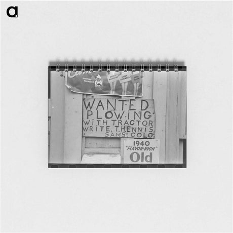 アートメモ帳-Sign, Saw Pit, Colorado
 - ラッセル リー Memo.