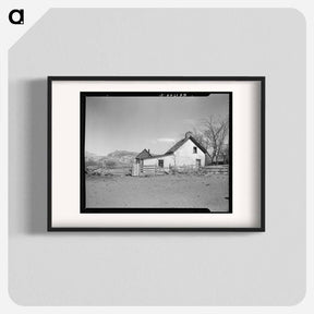 アートポスター-Mormon village home. Escalante, Utah. - ドロテア ラング Poster.