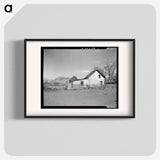 Mormon village home. Escalante, Utah. - Dorothea Lange Poster.