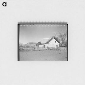 アートメモ帳-Mormon village home. Escalante, Utah. - ドロテア ラング Memo.