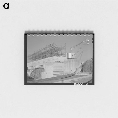 アートメモ帳-Bonneville Dam
 - ラッセル リー Memo.