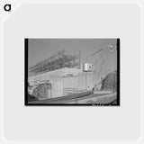 アートポストカード-Bonneville Dam
 - ラッセル リー Postcard.