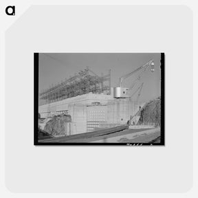 アートポストカード-Bonneville Dam
 - ラッセル リー Postcard.