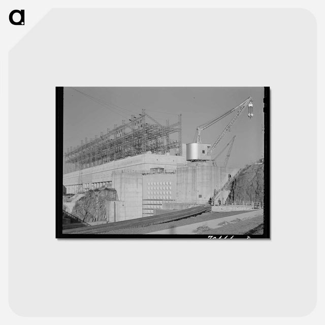 アートポストカード-Bonneville Dam
 - ラッセル リー Postcard.