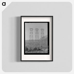 アートポスター-Crossing Towers, Bonneville Dam
 - ラッセル リー Poster.