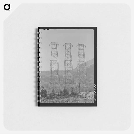 アートメモ帳-Crossing Towers, Bonneville Dam
 - ラッセル リー Memo.