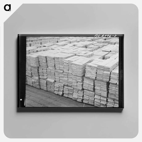 アートパネル-Anaconda Zinc Plant
 - ラッセル リー Canvas.