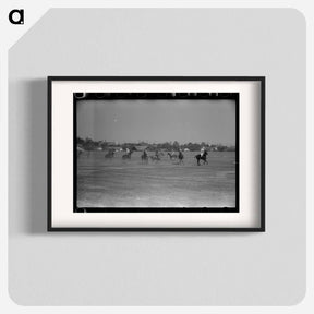 アートポスター-Polo Match Activity
 - ラッセル リー Poster.