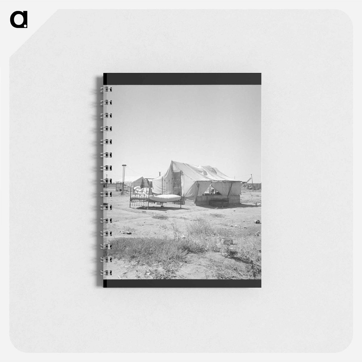 California home of Oklahoma drought refugee - ドロテア ラング Memo.