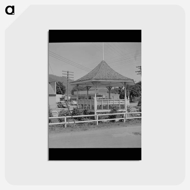 アートポストカード-Rogue River Bandstand
 - ラッセル リー Postcard.
