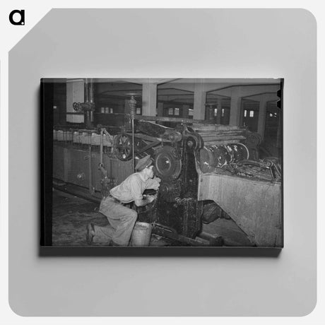 アートパネル-Wool Scouring Machine
 - ラッセル リー Canvas.