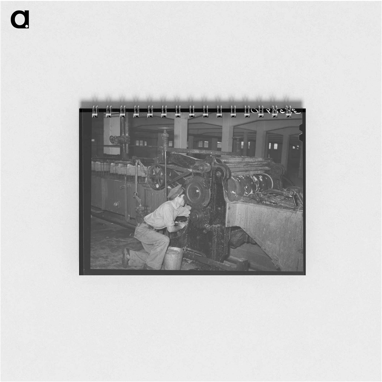 アートメモ帳-Wool Scouring Machine
 - ラッセル リー Memo.
