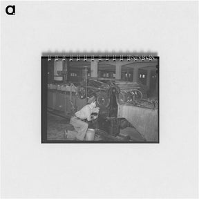 アートメモ帳-Wool Scouring Machine
 - ラッセル リー Memo.