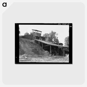 アートポストカード-Tungsten Chief Mine Mill
 - ラッセル リー Postcard.