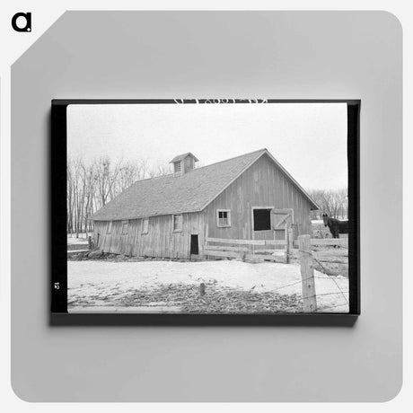 アートパネル-Hog House on the Merriott Farm
 - ラッセル リー Canvas.