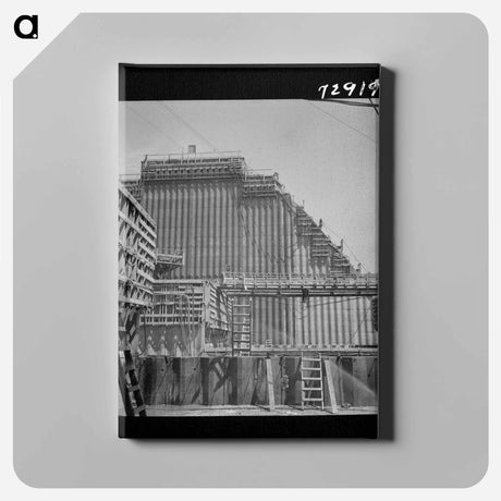 アートパネル-Shasta Dam Construction
 - ラッセル リー Canvas.