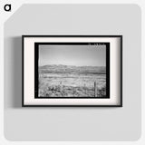 View of the valley from Dazey farm - Dorothea Lange Poster.