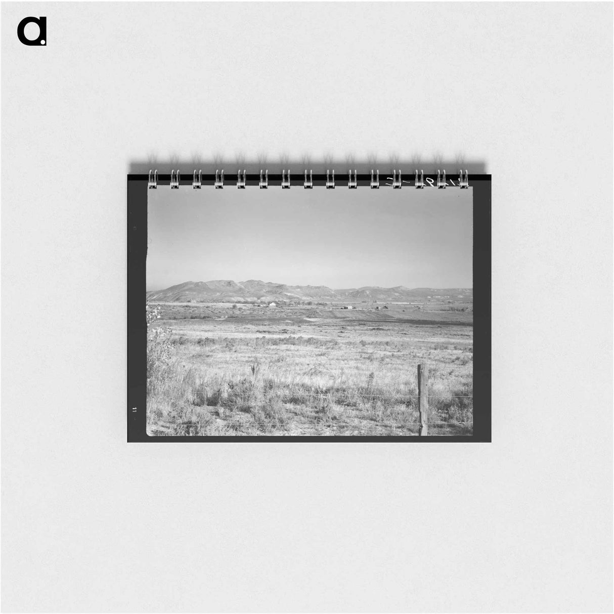 View of the valley from Dazey farm - ドロテア ラング Memo.