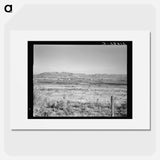 View of the valley from Dazey farm - Dorothea Lange Poster.