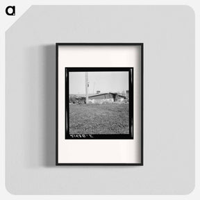 アートポスター-Basement home of one of Stephens brothers, former Nebraska farmer - ドロテア ラング Poster.