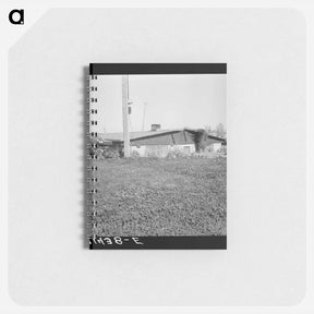アートメモ帳-Basement home of one of Stephens brothers, former Nebraska farmer - ドロテア ラング Memo.