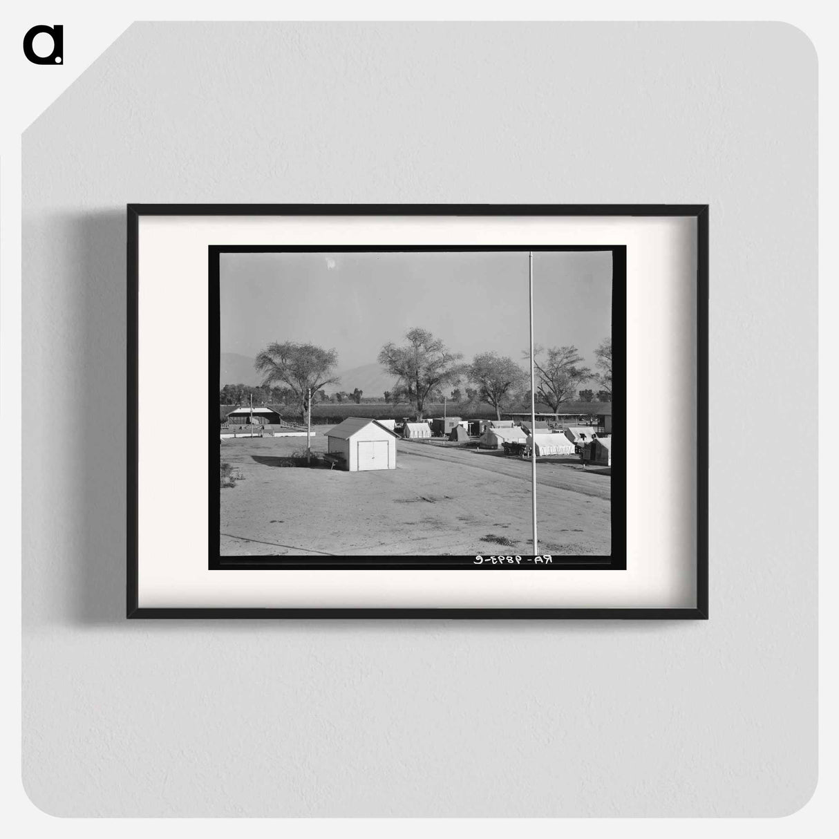 View of Kern migrant camp - Dorothea Lange Poster.