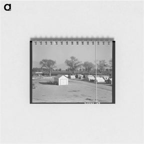 アートメモ帳-View of Kern migrant camp - ドロテア ラング Memo.