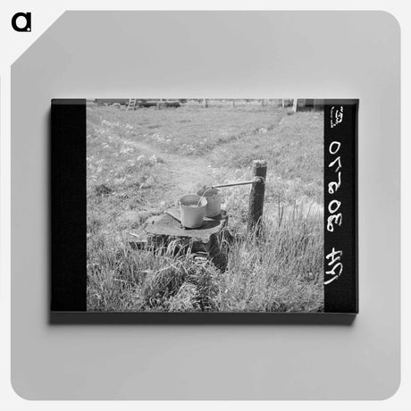 アートパネル-Ericsburg Wells
 - ラッセル リー Canvas.