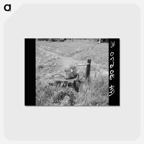 アートポストカード-Ericsburg Wells
 - ラッセル リー Postcard.