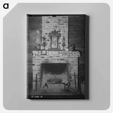 アートパネル-Fireplace Near Crowley
 - ラッセル リー Canvas.