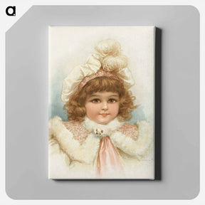 アートパネル-Little Girl with Fur Collar
 - ボストン公共図書館 Canvas.