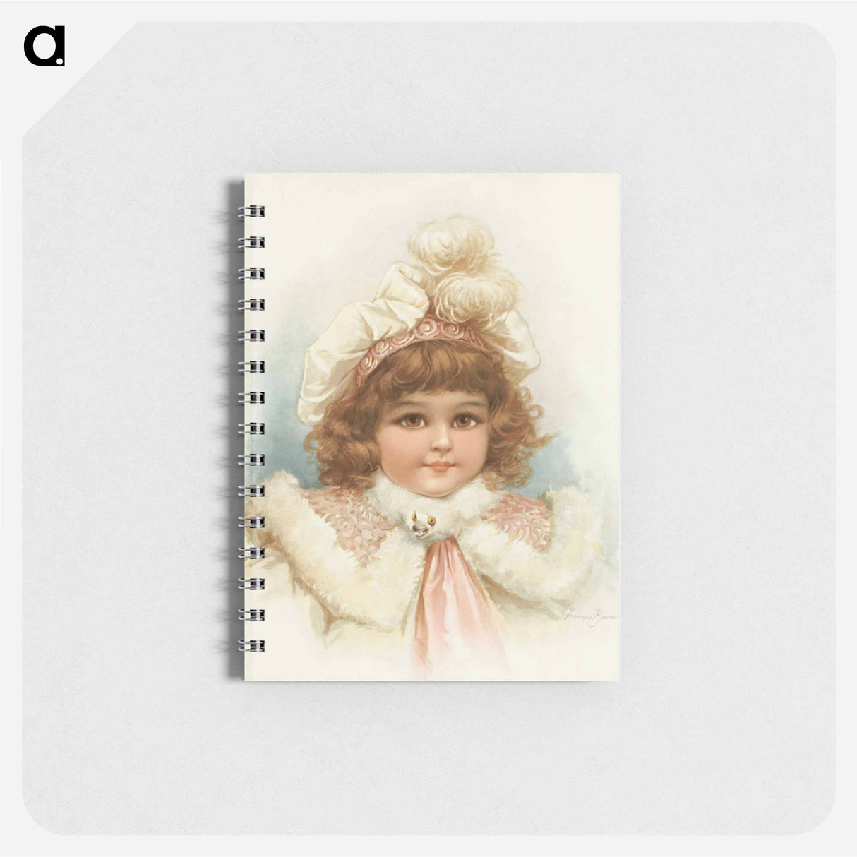 アートメモ帳-Little Girl with Fur Collar
 - ボストン公共図書館 Memo.