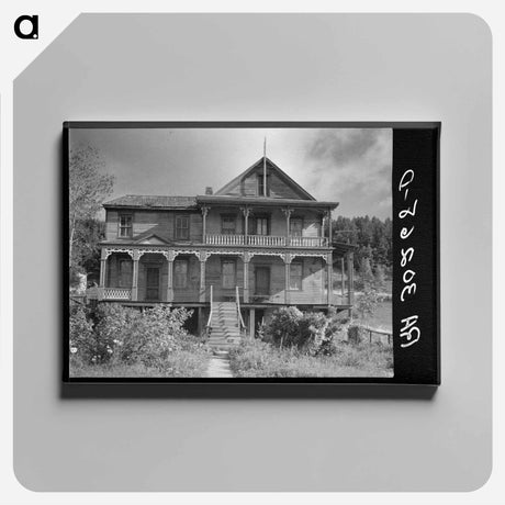 アートパネル-Old House, Tower, Minnesota
 - ラッセル リー Canvas.