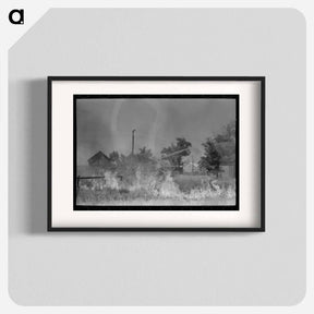 アートポスター-Grass Fire, Vale, Oregon
 - ラッセル リー Poster.