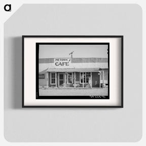 アートポスター-Cafe, Pie Town
 - ラッセル リー Poster.