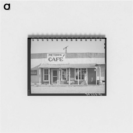 アートメモ帳-Cafe, Pie Town
 - ラッセル リー Memo.